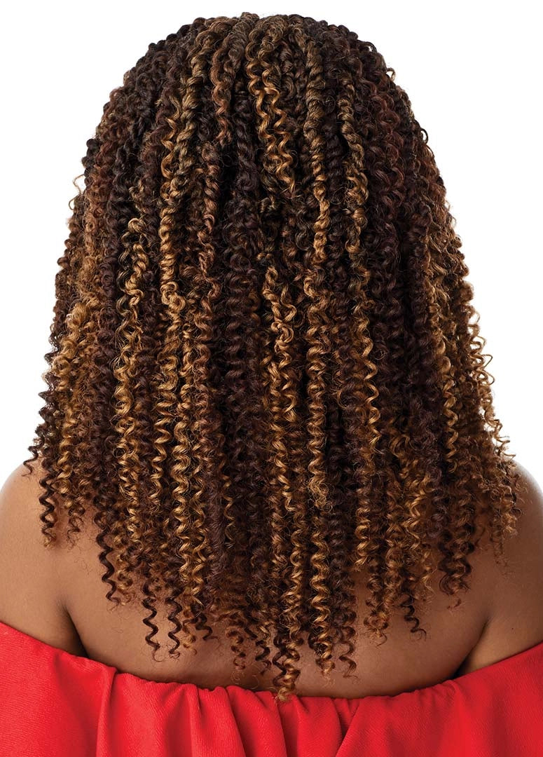 Outre 4x4 Swiss Braid Lace Front Wig Kinky Boho Passion Waterwave 18" - Elevate Styles
