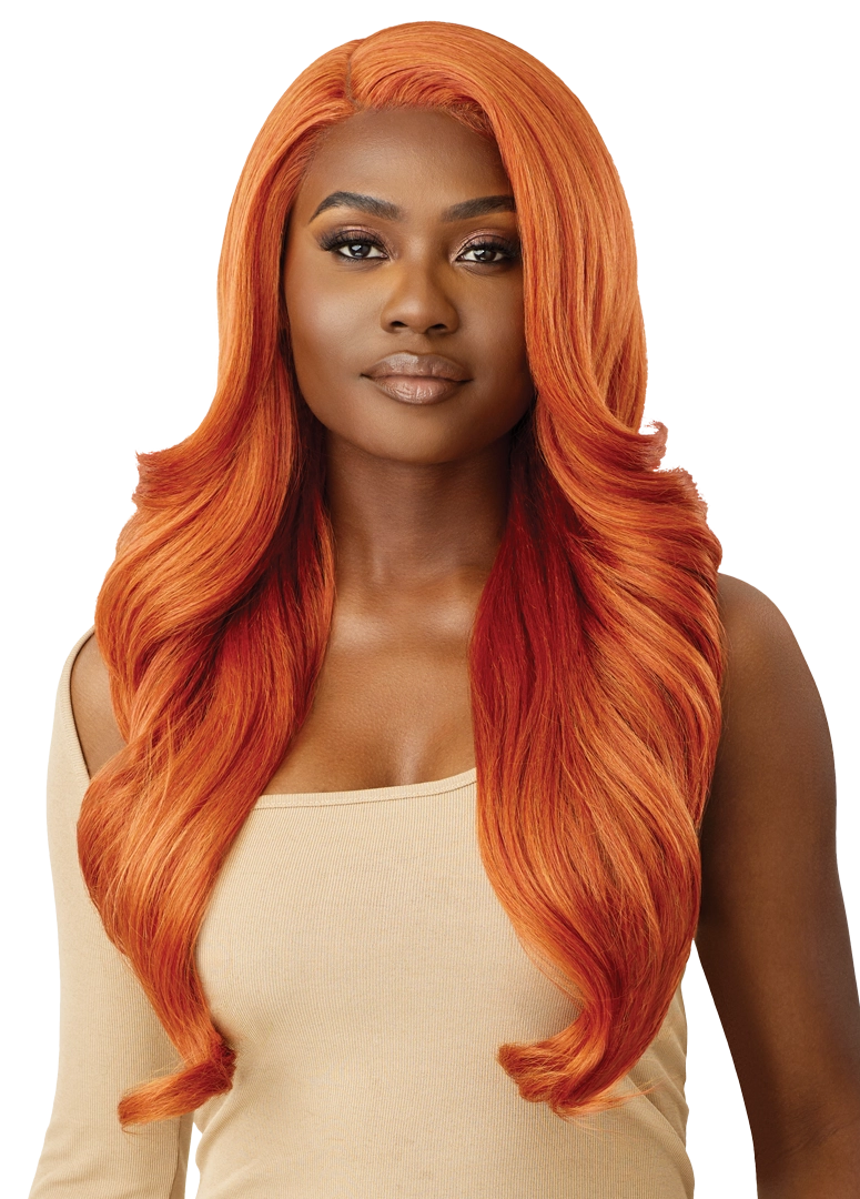 Outre Synthetic Glueless HD Transparent Lace Front Wig Alika - Elevate Styles