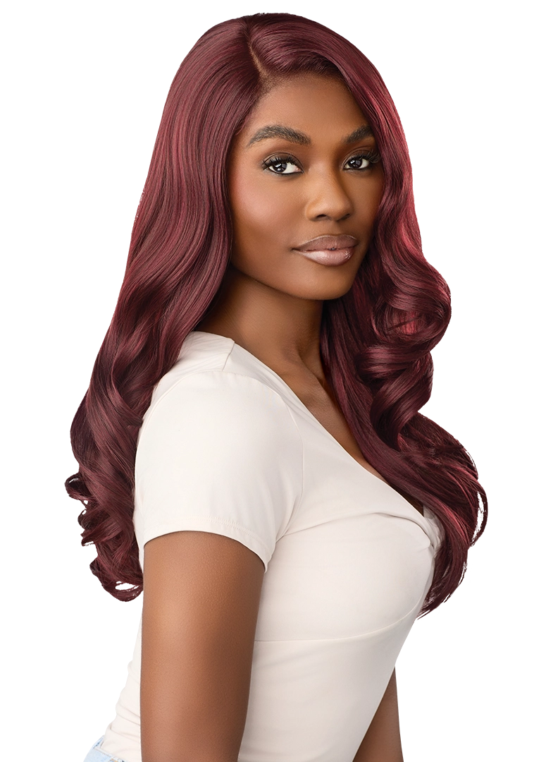 Outre Synthetic Glueless HD Transparent Lace Front Wig Emalinda QLEML - Elevate Styles