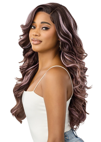 Thumbnail for Outre Synthetic Glueless HD Transparent Lace Front Wig Everline QLEVE - Elevate Styles