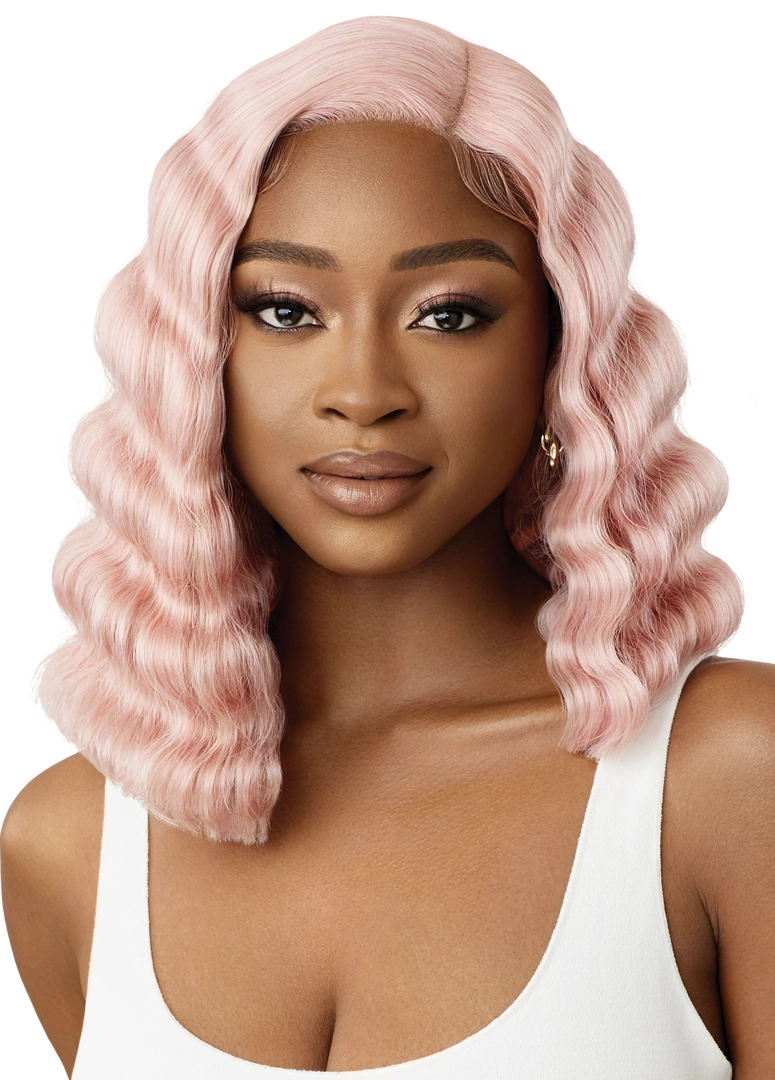 Outre Synthetic Glueless HD Transparent Lace Front Wig Kiyah - Elevate Styles