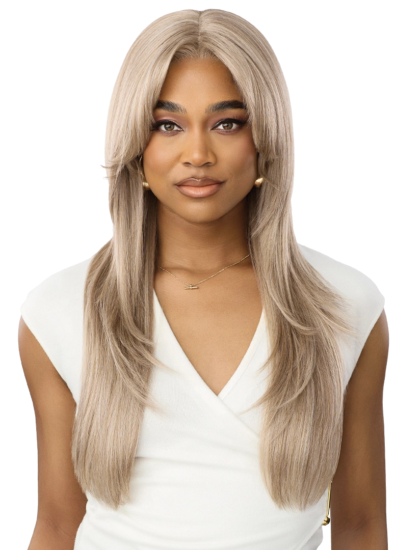 Outre Synthetic Glueless HD Transparent Lace Front Wig Laurella QLLAU
