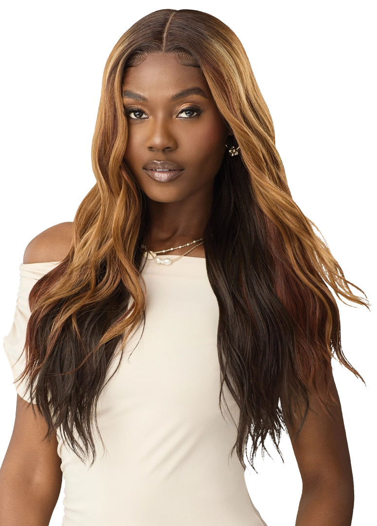 Outre Synthetic Glueless HD Transparent Lace Front Wig Lorraine QLLRN - Elevate Styles