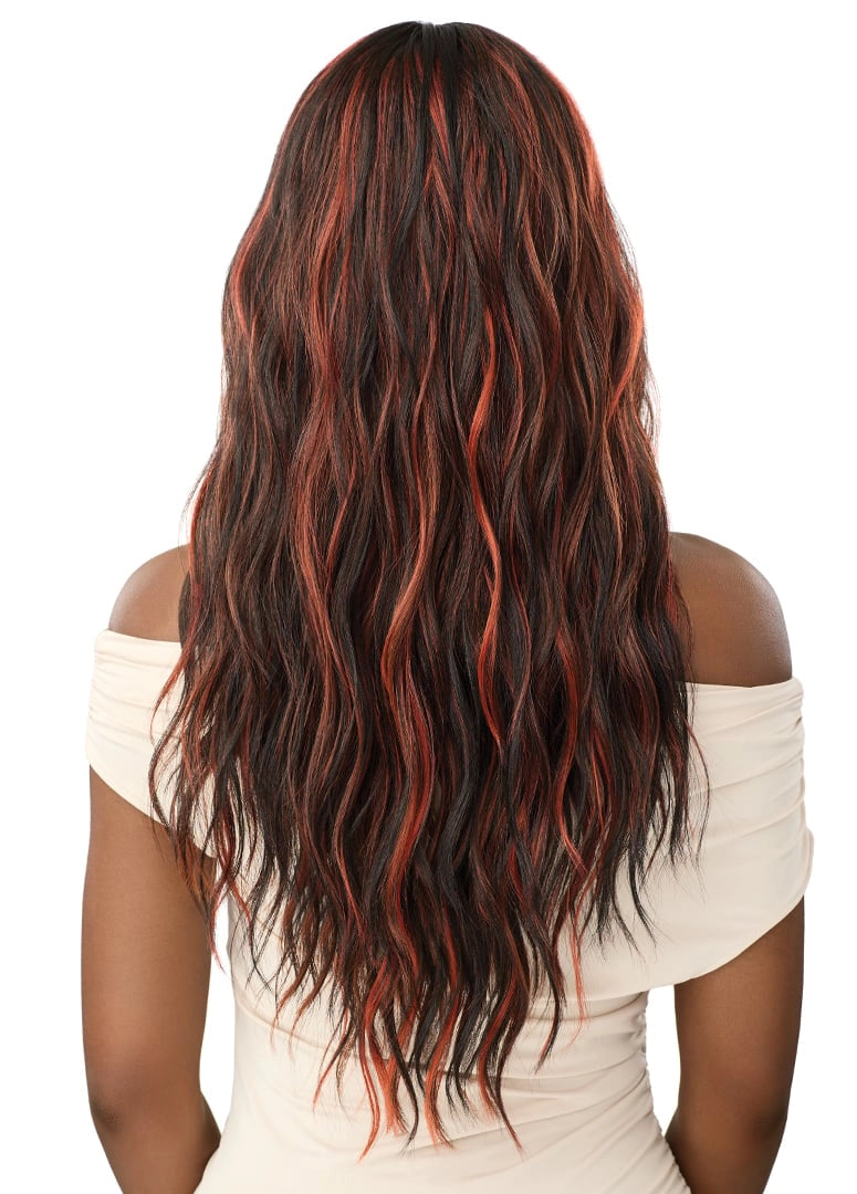 Outre Synthetic Glueless HD Transparent Lace Front Wig Lorraine QLLRN - Elevate Styles