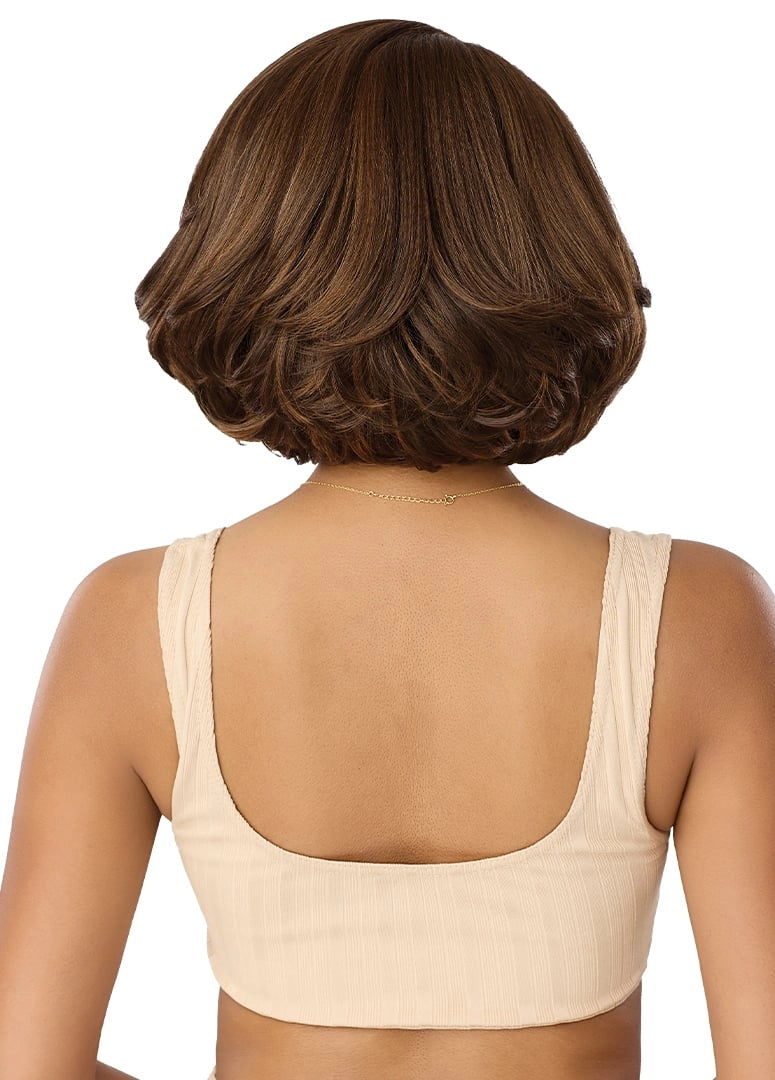 Outre Synthetic Glueless HD Transparent Lace Front Wig Marvina QLMRV