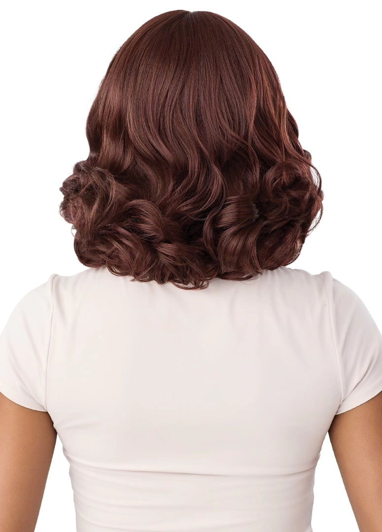 Outre Synthetic Glueless HD Transparent Lace Front Wig Melora QLMLR