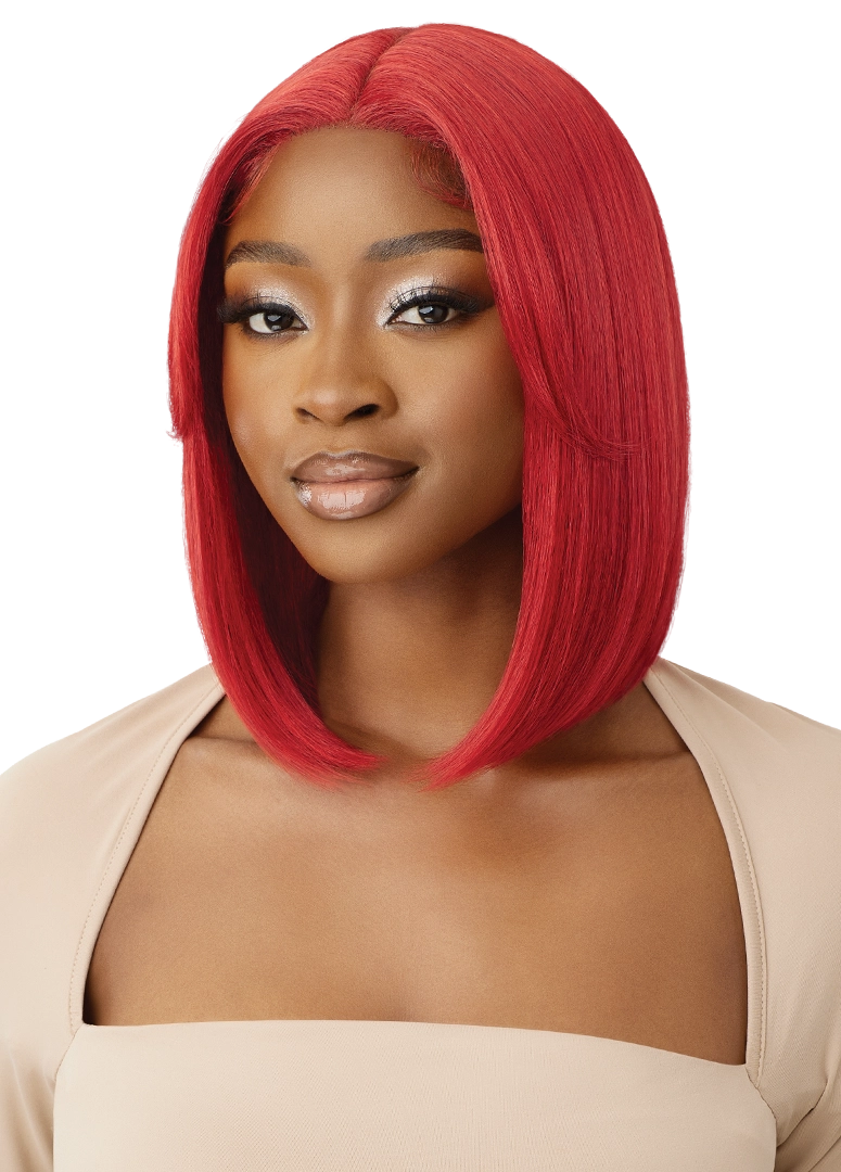 Outre Synthetic Glueless HD Transparent Lace Front Wig Nuru