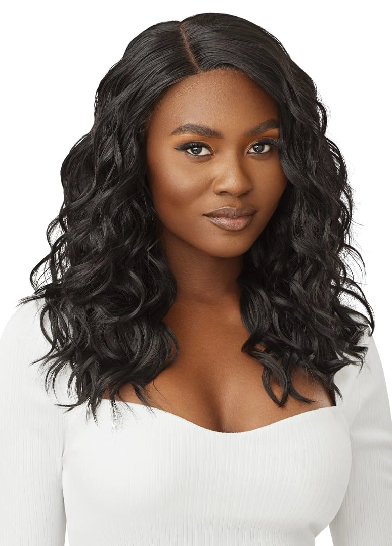 Outre Synthetic Sleek Lay Part HD Transparent Lace Front Wig Tavi - Elevate Styles