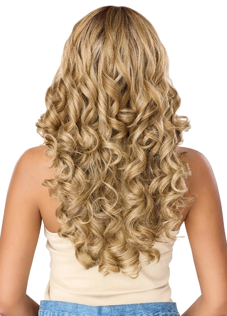 Outre Synthetic Glueless HD Transparent Lace Front Wig Wonder QLWON