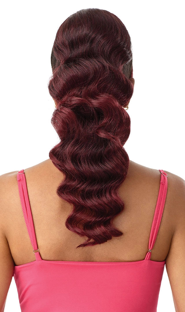 Outre Premium Synthetic Pretty Quick Bang & Pony Alaid 20" - Elevate Styles
