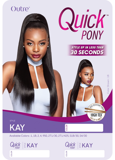 Outre Synthetic Quick Pony - Kay - Elevate Styles
