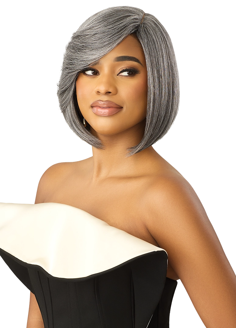 Outre Wigpop Gray Glow Synthetic Full Wig Glow 3 QPOPGLO3 - Elevate Styles
