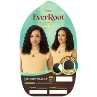 Thumbnail for Outre EverRoot 100% Unprocessed Human Hair Half Wig – HH-Deep Wave 16