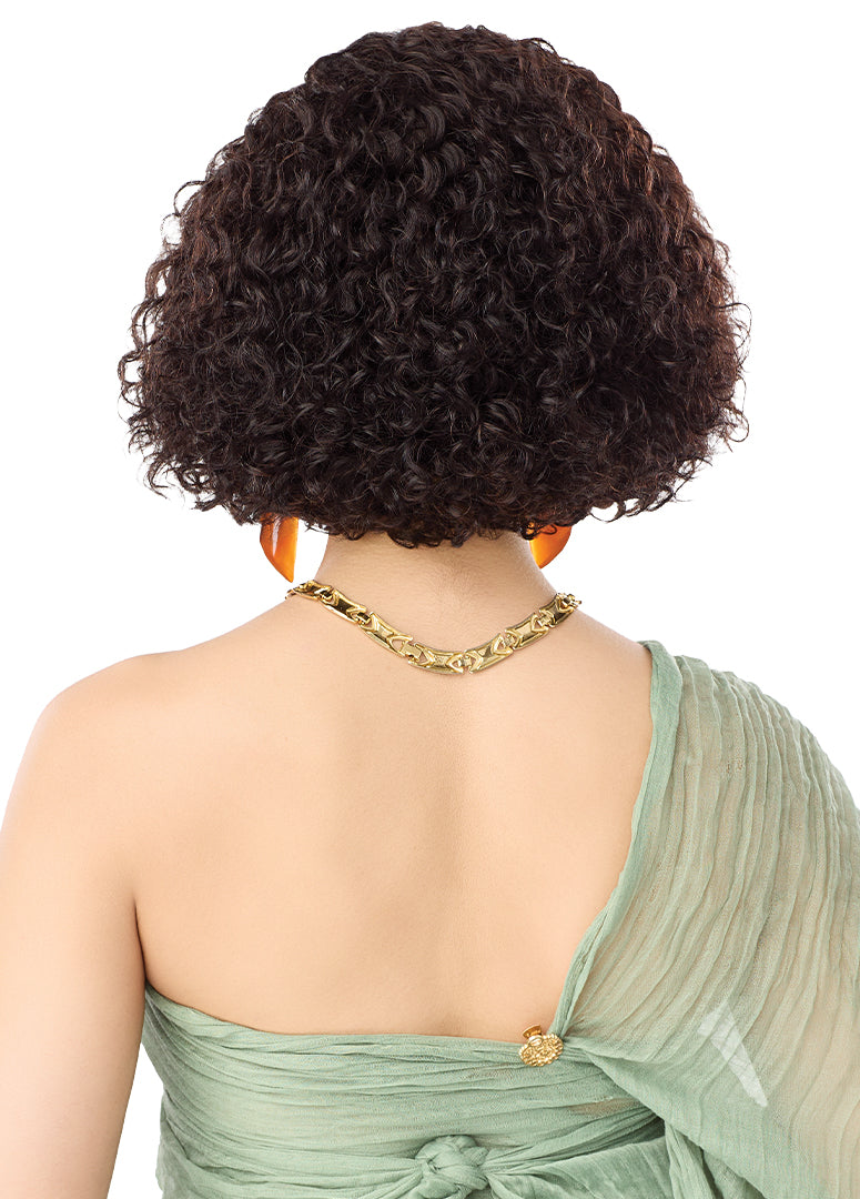 Outre EverRoot 100% Unprocessed Human Hair Half Wig – HH-Spanish Waves 10" QSHERSW10