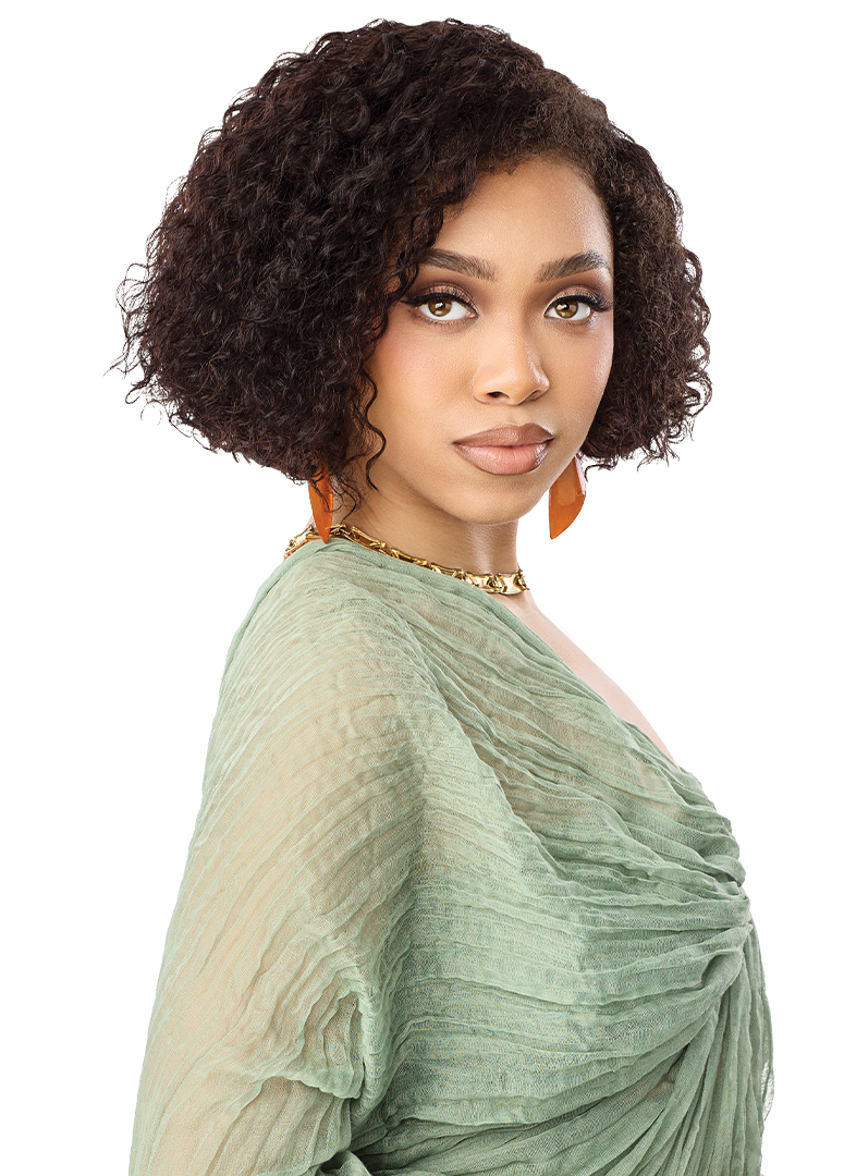 Outre EverRoot 100% Unprocessed Human Hair Half Wig – HH-Spanish Waves 10" QSHERSW10
