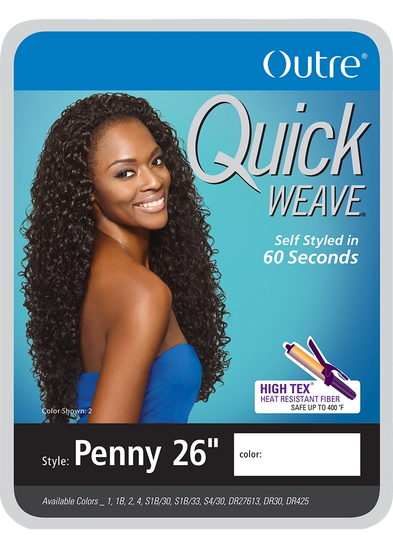 Outre Synthetic Quick Weave Half Wig Penny - HT 26" - Elevate Styles