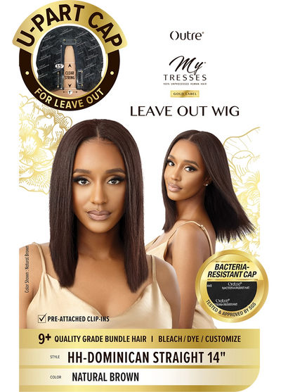 Outre MyTresses Gold Label Leave Out Wig HH Dominican Straight 14" - Elevate Styles
