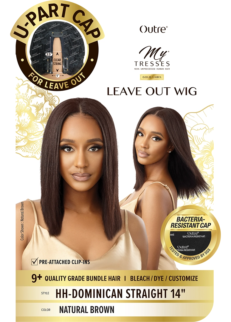 Outre MyTresses Gold Label Leave Out Wig HH Dominican Straight 14" - Elevate Styles
