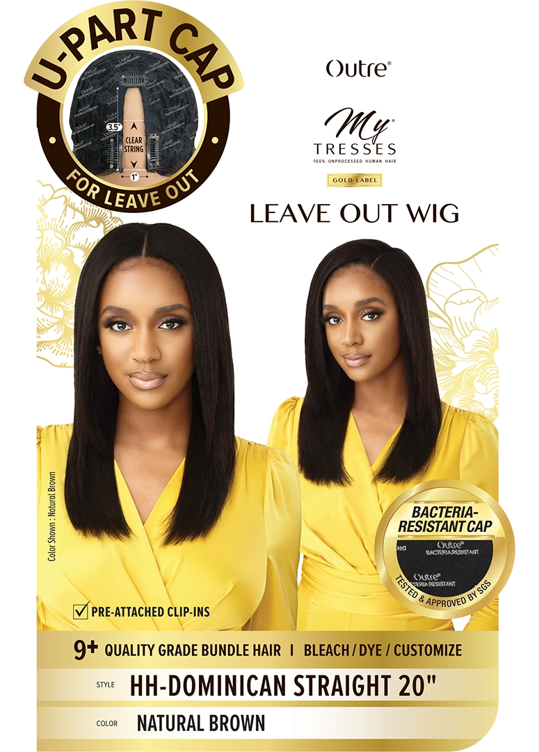 Outre MyTresses Gold Label Leave Out Wig HH Dominican Straight 20" - Elevate Styles