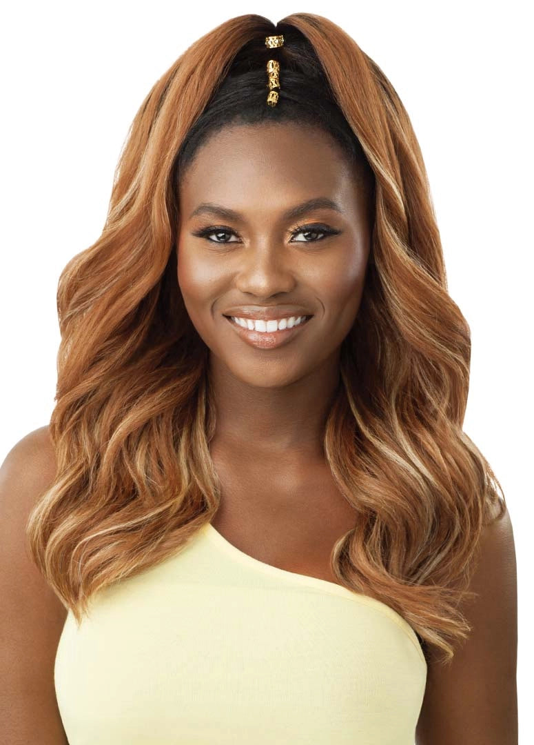 Outre Synthetic Converti-Cap Wig Rosey Waves - Elevate Styles