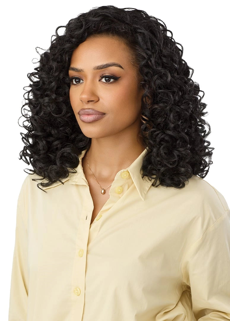 Outre Converti-Cap Synthetic Wig – Curls and Swirls QVOCNS