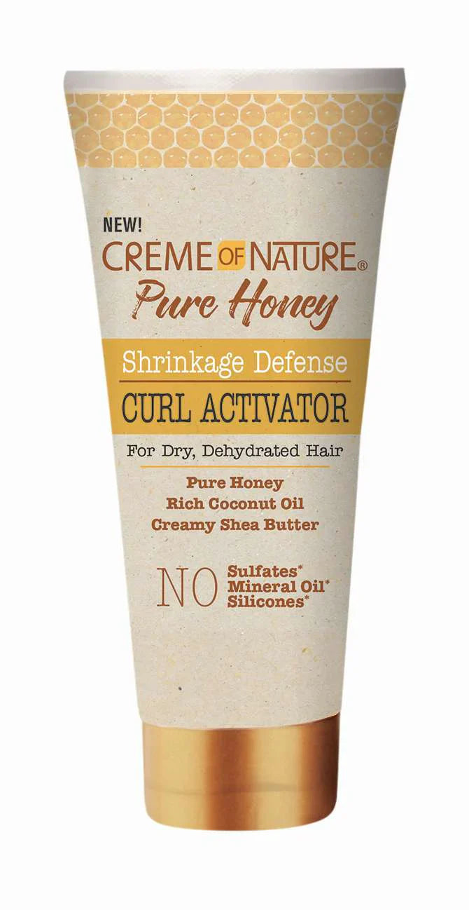 Creme of Nature Pure Honey Shrinkage Defense Curl Activator 10.5 Oz - Elevate Styles