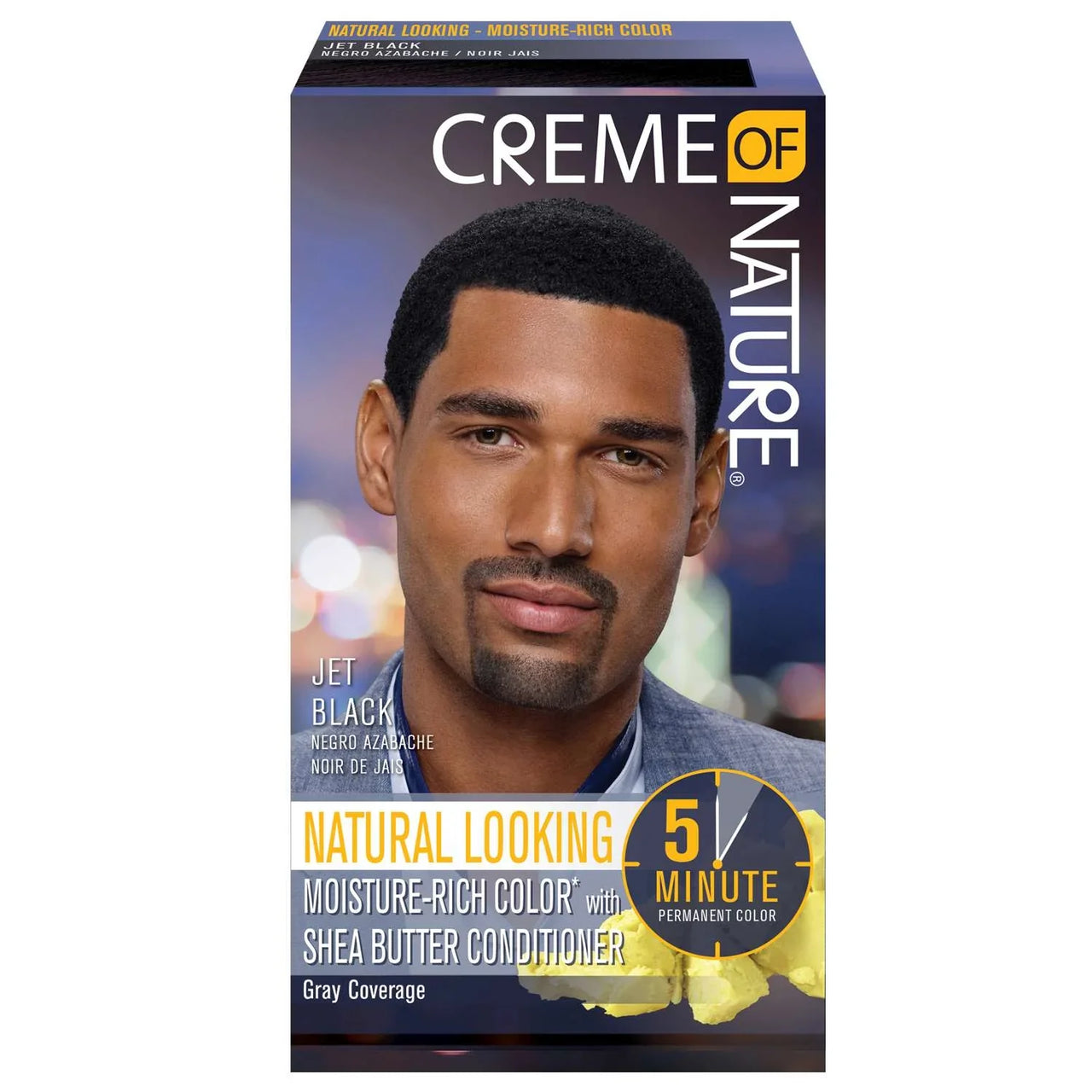 Creme of Nature Moisture-Rich Hair Color Jet Black