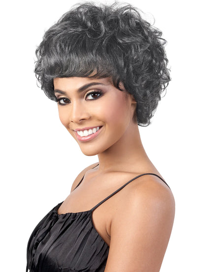 Motown Tress Silver Gray Hair Collection Wig - S.LINDA - Elevate Styles
