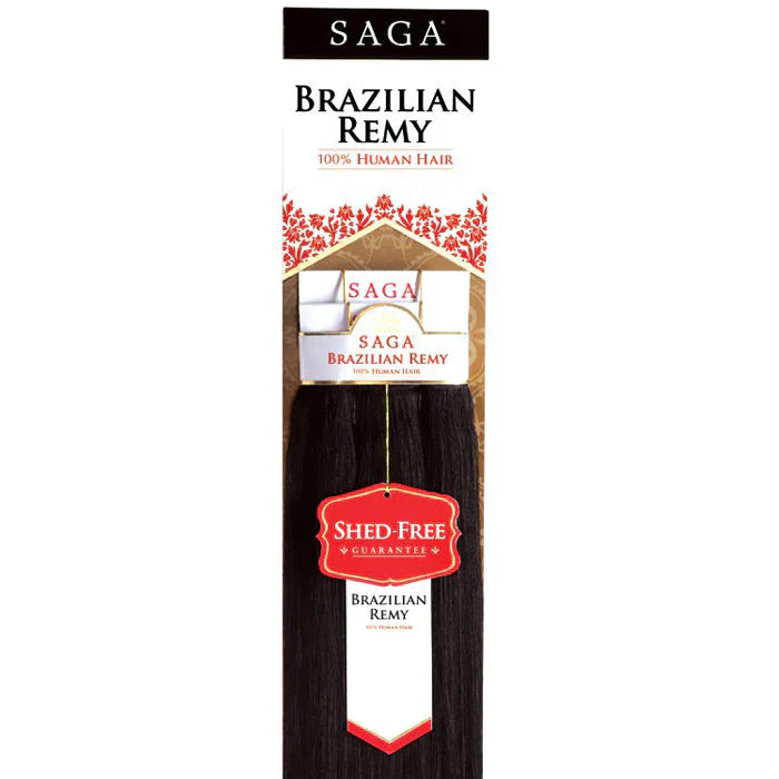 Saga Brazilian Remy 100% Human Hair Weave – Natural Straight - Elevate Styles