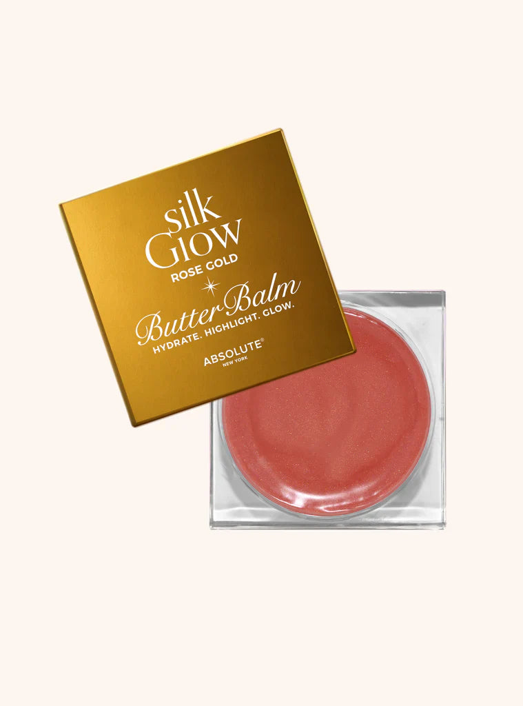 Absolute New York Silk Glow Butter Balm Rose Gold SBGS21