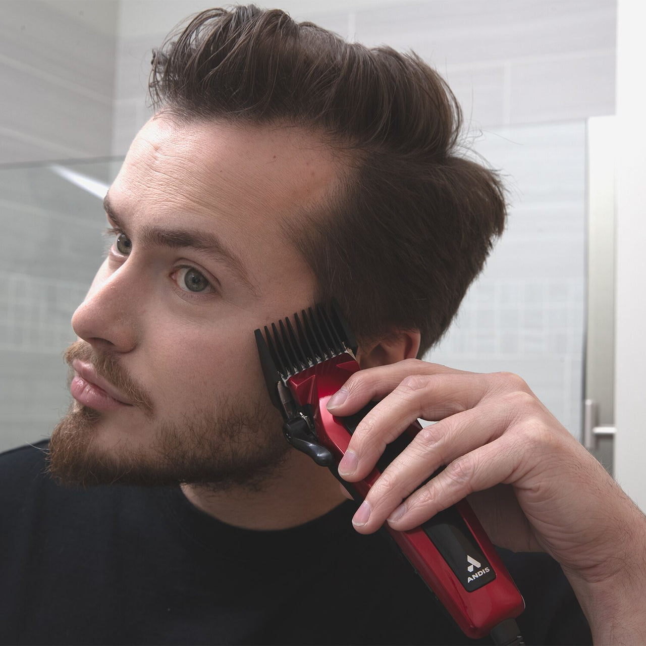 Andis Ultra Clip & Trim Combo Clipper & T-Blade Trimmer 15-Piece Whisper-Quiet Styling Kit - Elevate Styles
