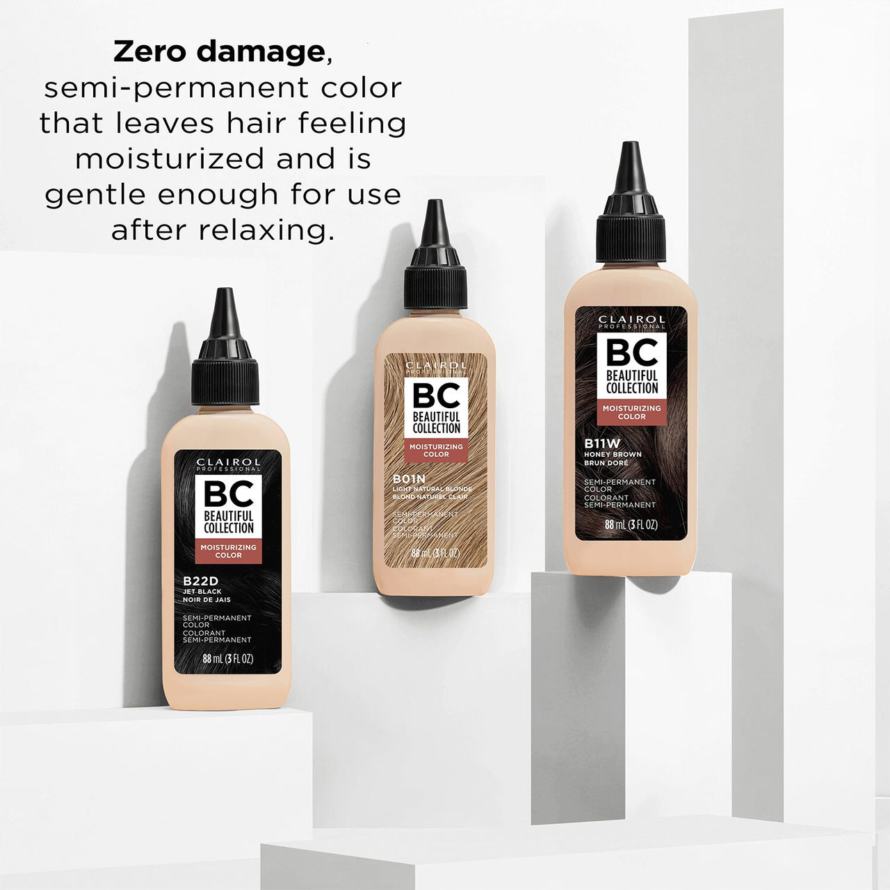 Clairol Professional BC Beautiful Collection Moisturizing Color B12D Medium Ash Brown 3 Fl. Oz. / 88 mL
