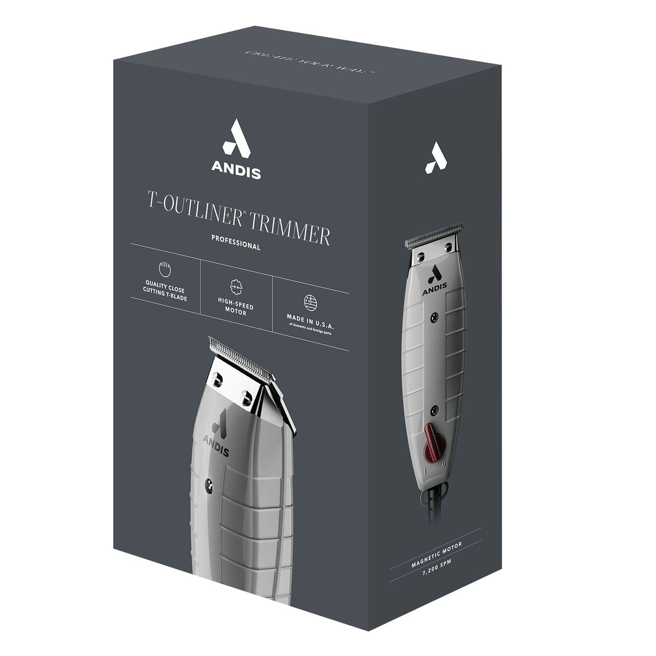 Andis T-Outliner Professional Trimmer – Close-Cut Precision Grooming Tool - Elevate Styles