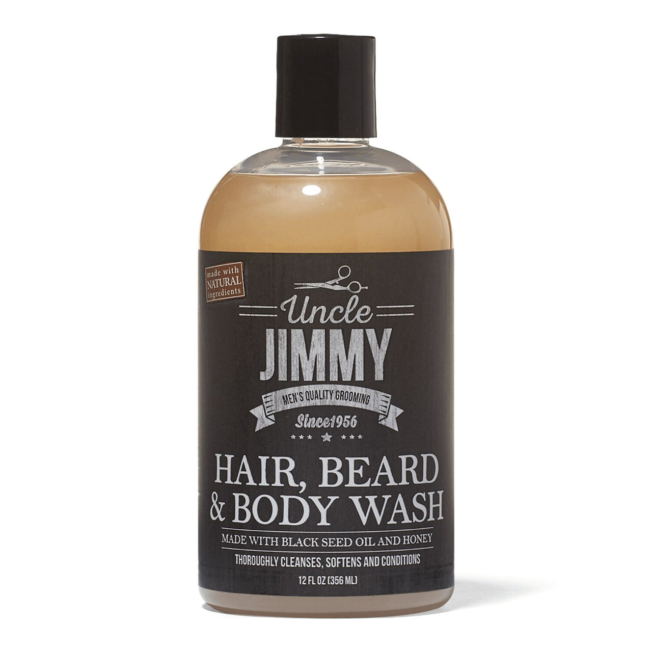 Uncle Jimmy Hair, Beard & Body Wash 12fl oz.
