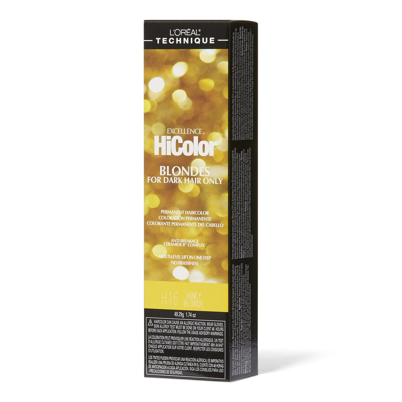 L'Oréal Excellence HiColor Blondes Permanent Haircolor – H16 Honey Blonde