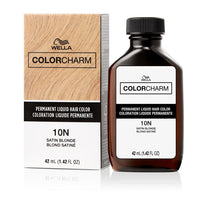 Thumbnail for Wella Colorcharm Permanent Liquid Hair Color 10N Satin Blonde 1.42 fl. oz. - Elevate Styles
