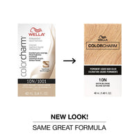 Thumbnail for Wella Colorcharm Permanent Liquid Hair Color 10N Satin Blonde 1.42 fl. oz. - Elevate Styles