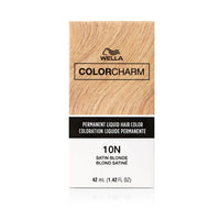 Thumbnail for Wella Colorcharm Permanent Liquid Hair Color 10N Satin Blonde 1.42 fl. oz. - Elevate Styles