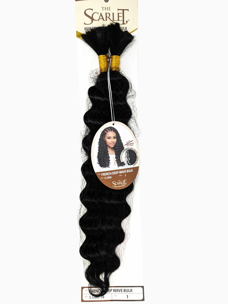 Eve Hair Scarlet French Deep Wave Bulk 14" - Elevate Styles