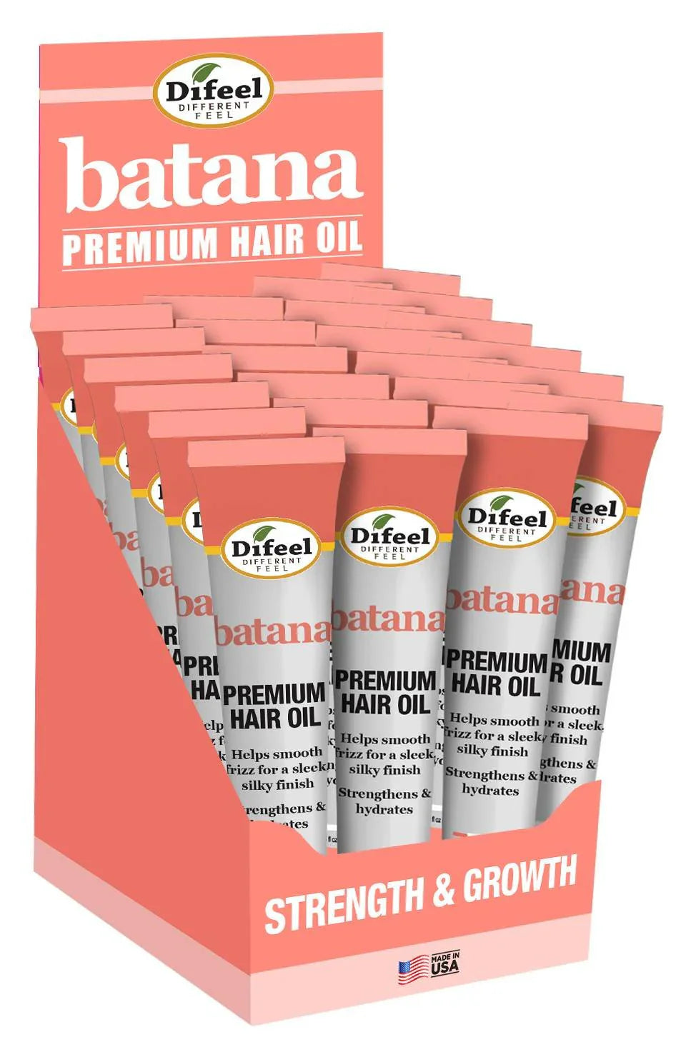 Difeel Batana Premium Hair Oil Strength and Growth 1.5 Oz