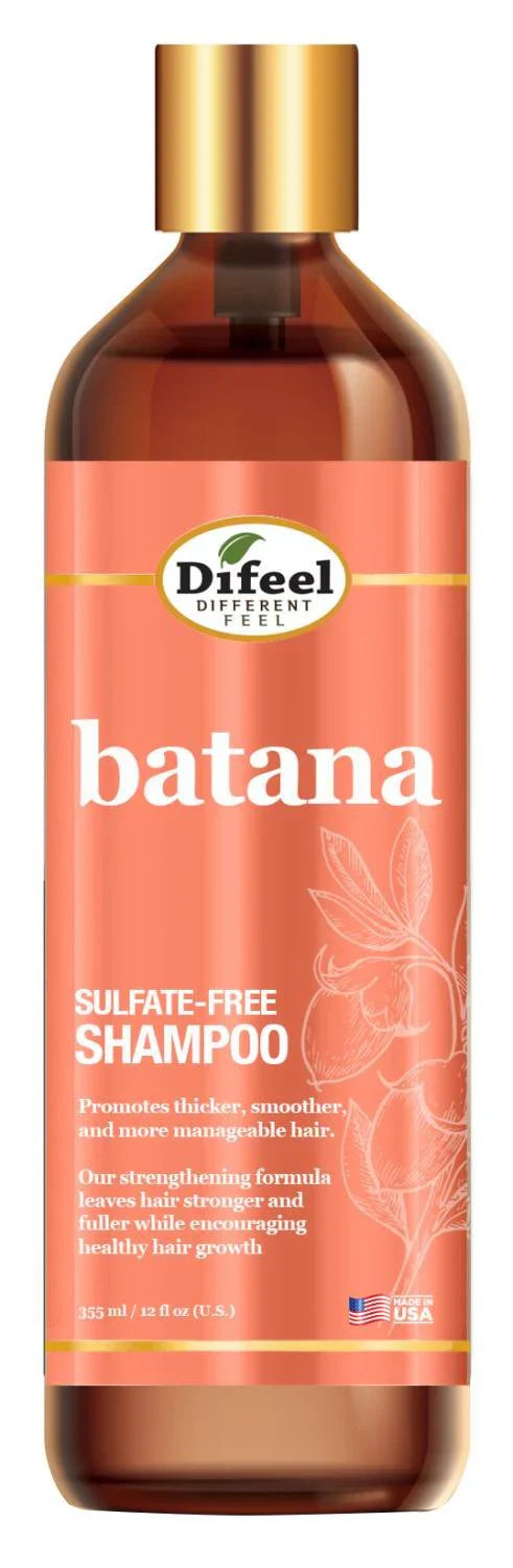 Difeel Batana Sulfate Free Shampoo Strength and Growth 12 oz