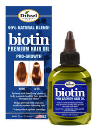 Thumbnail for Difeel Biotin Premium Hair Oil – 2.5 fl oz - Elevate Styles