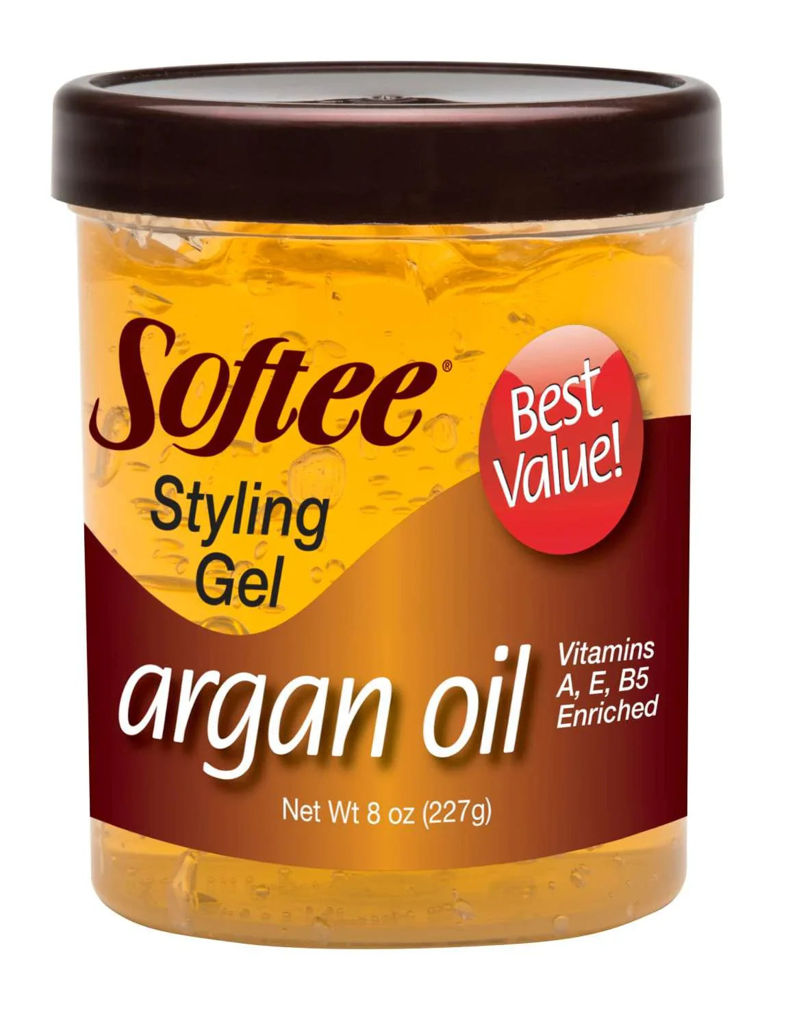 Softee Argan Oil Styling Gel 8oz - Elevate Styles