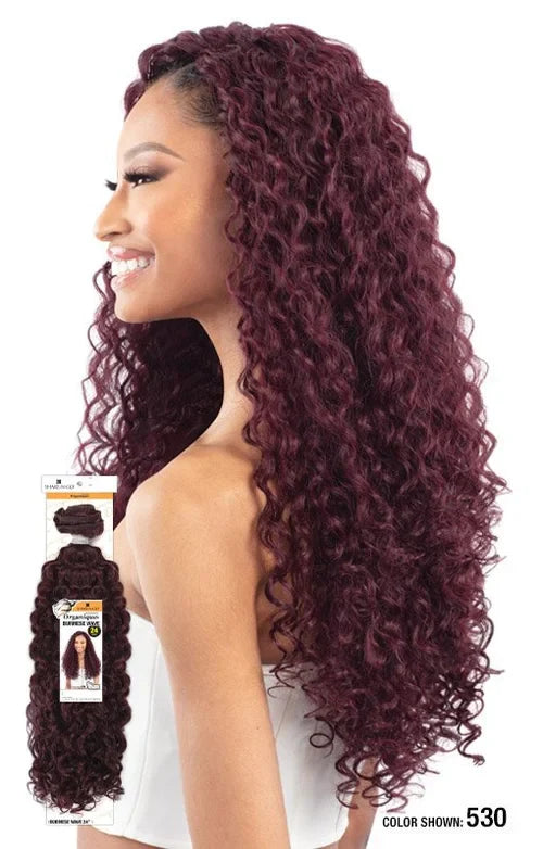 Shake N Go Organique Burmese Wave 24 Inch – Soft Natural Curly Weave