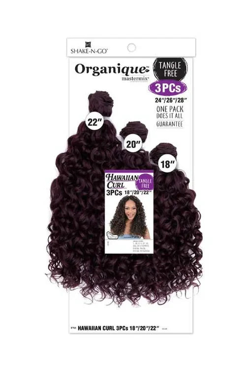 Shake-N-Go Organique Mastermix Hawaiian Curl 3PCs (18"/20"/22")