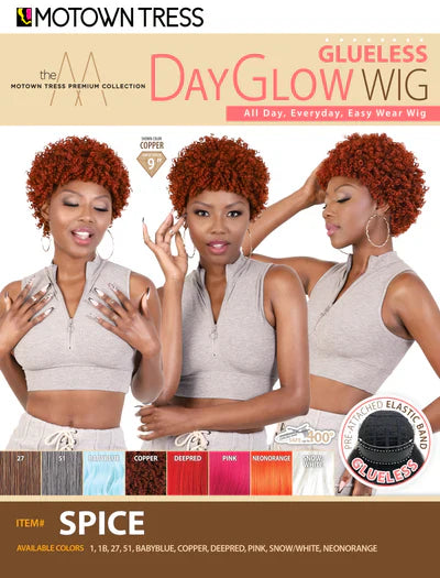 Motown Tress Day Glow Glueless Wig SPICE - Elevate Styles