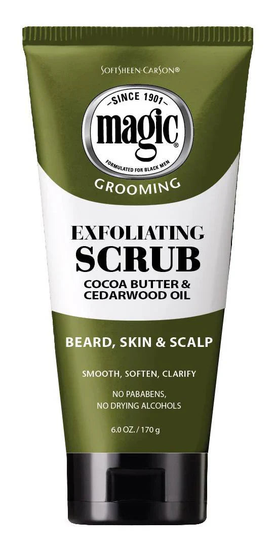 Magic Grooming Exfoliating Scrub Cocoa Butter & Cedarwood Oil 6oz - Elevate Styles