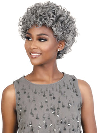 Thumbnail for Motown Tress Silver Gray Hair Collection Wig SVCL Ryan - Elevate Styles