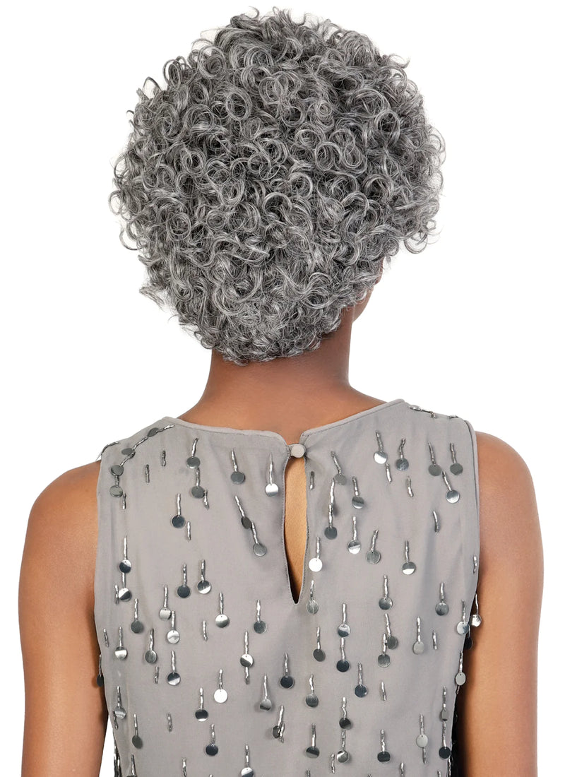 Motown Tress Silver Gray Hair Collection Wig SVCL Ryan - Elevate Styles