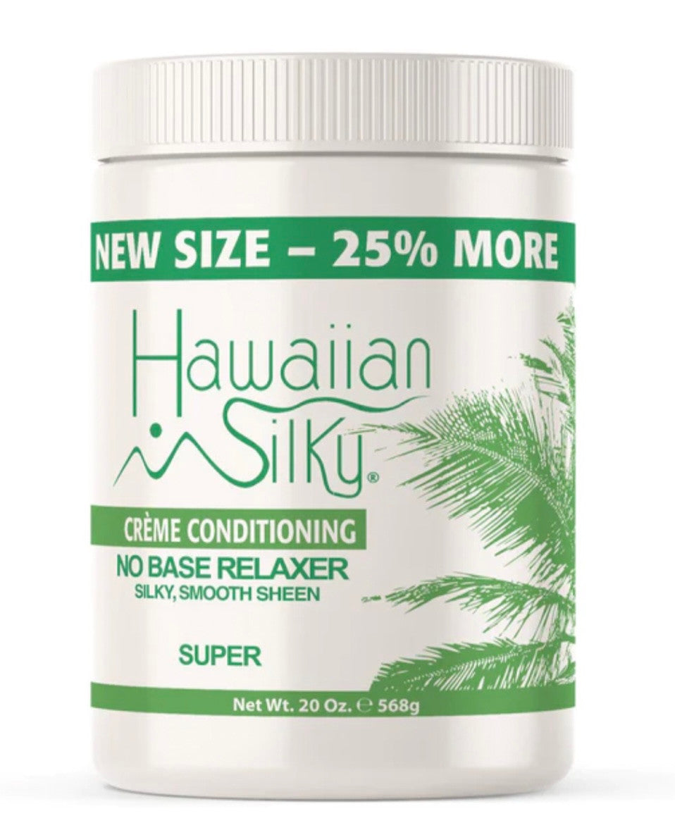 Hawaiian Silky Crème Conditioning No Base Relaxer Super 20 oz. - Elevate Styles